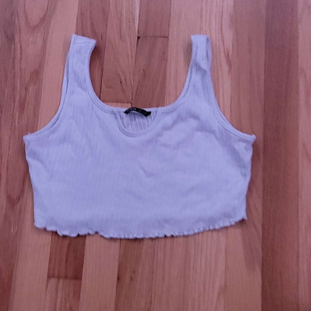 White Shein Tank Top